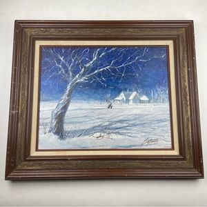 Original Bill Bartelt Oil On Painting Canvas